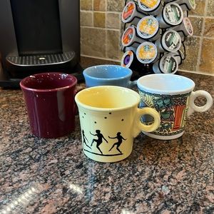 Fiestaware Mugs - Set of 4